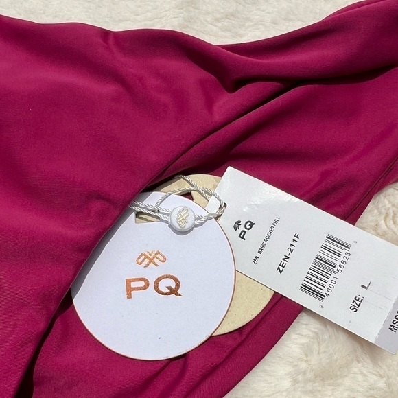 PQ Basic Ruched Full Bikini Bottom - Picture 5 of 5